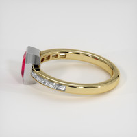 1.35 Ct. Ruby Ring, 14K White & Yellow 4