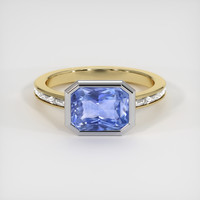 5.01 Ct. Sapphire Ring, 18K White & Yellow 1
