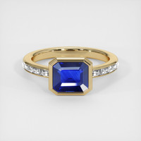 2.10 Ct. Sapphire Ring, 14K Yellow Gold 1