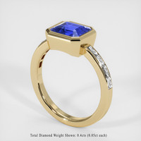 2.10 Ct. Sapphire Ring, 14K Yellow Gold 2