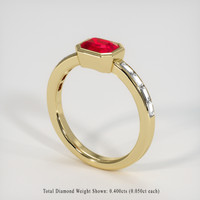 1.14 Ct. Ruby Ring, 14K Yellow Gold 2
