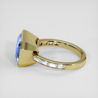 6.90 Ct. Bi Color / Parti Sapphire Ring, 14K Yellow Gold 4
