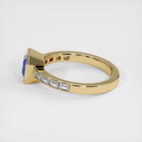 1.40 Ct. Blue Sapphire Ring, 14K Yellow Gold 4
