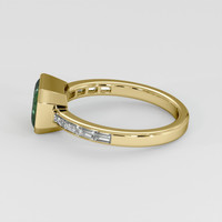 1.85 Ct. Yellowish Green Sapphire Ring, 14K Yellow Gold 4