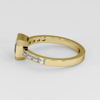 1.56 Ct. Bluish Green Sapphire Ring, 14K Yellow Gold 4