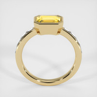 2.01 Ct. Yellow Sapphire Ring, 14K Yellow Gold 3