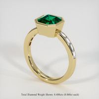 1.83 Ct. Emerald Ring, 18K Yellow Gold 2