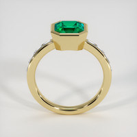 1.83 Ct. Emerald Ring, 18K Yellow Gold 3