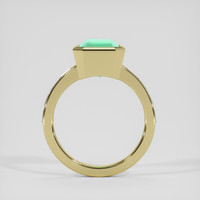3.17 Ct. Emerald Ring, 18K Yellow Gold 3