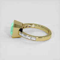 3.17 Ct. Emerald Ring, 18K Yellow Gold 4