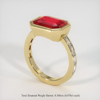 4.95 Ct. Ruby Ring, 18K Yellow Gold 2