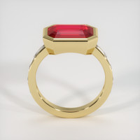 4.95 Ct. Ruby Ring, 18K Yellow Gold 3