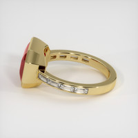 4.95 Ct. Ruby Ring, 18K Yellow Gold 4