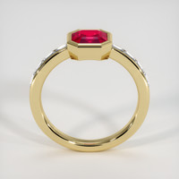1.35 Ct. Ruby Ring, 18K Yellow Gold 3