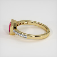 1.35 Ct. Ruby Ring, 18K Yellow Gold 4