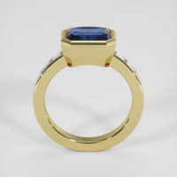 2.63 Ct. Blue Sapphire Ring, 18K Yellow Gold 3