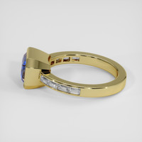 2.63 Ct. Blue Sapphire Ring, 18K Yellow Gold 4