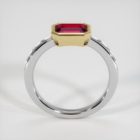 1.16 Ct. Ruby Ring, 14K Yellow & White 3