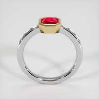1.03 Ct. Ruby Ring, 14K Yellow & White 3