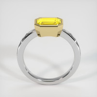 2.01 Ct. Yellow Sapphire Ring, 14K Yellow & White 3