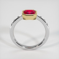 1.35 Ct. Ruby Ring, 18K Yellow & White 3