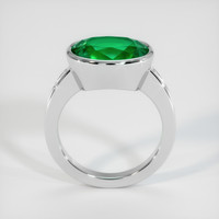 4.18 Ct. Emerald Ring, Platinum 950 3