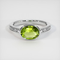 1.47 Ct. Gemstone Ring, Platinum 950 1