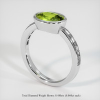 1.47 Ct. Gemstone Ring, Platinum 950 2