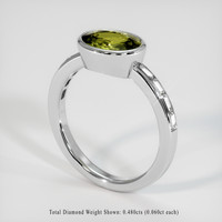 1.73 Ct. Gemstone Ring, Platinum 950 2