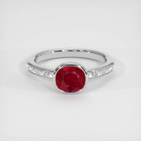 2.02 Ct. Ruby Ring, Platinum 950 1