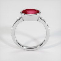 3.17 Ct. Ruby Ring, Platinum 950 3