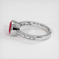 3.17 Ct. Ruby Ring, Platinum 950 4