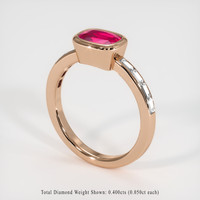 1.70 Ct. Ruby Ring, 14K Rose Gold 2