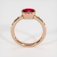 2.02 Ct. Ruby Ring, 14K Rose Gold 3