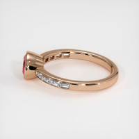 1.10 Ct. Ruby Ring, 14K Rose Gold 4