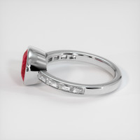 3.17 Ct. Ruby Ring, 10K White Gold 4