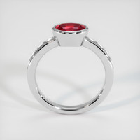 1.10 Ct. Ruby Ring, 10K White Gold 3
