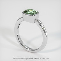 2.78 Ct. Sapphire Ring, 18K White Gold 2