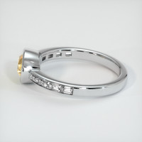 0.99 Ct. Sapphire Ring, 18K White Gold 4