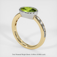 1.47 Ct. Gemstone Ring, 14K White & Yellow 2