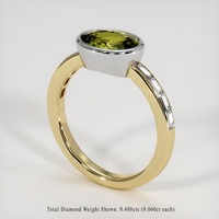 1.73 Ct. Gemstone Ring, 14K White & Yellow 2