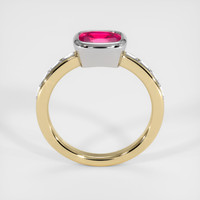 1.70 Ct. Ruby Ring, 14K White & Yellow 3