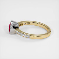 2.02 Ct. Ruby Ring, 14K White & Yellow 4