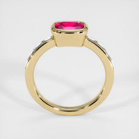1.70 Ct. Pinkish Red Ruby Ring, 10K Yellow Gold 3