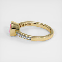 1.70 Ct. Pinkish Red Ruby Ring, 10K Yellow Gold 4