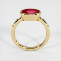 3.17 Ct. Ruby Ring, 10K Yellow Gold 3