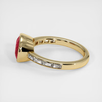 3.17 Ct. Ruby Ring, 10K Yellow Gold 4