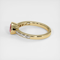 1.10 Ct. Ruby Ring, 10K Yellow Gold 4