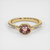 1.20 Ct. Sapphire Ring, 14K Yellow Gold 1
