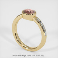 1.20 Ct. Sapphire Ring, 14K Yellow Gold 2